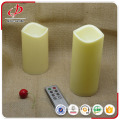 Fake wick yellow color remote control led candle lights